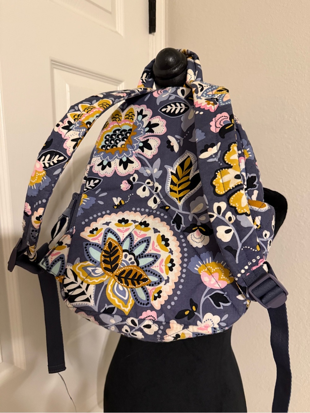 Vera Bradley Quilted Floral Mini Backpack - Charmont Meadows - Picture 5 of 11